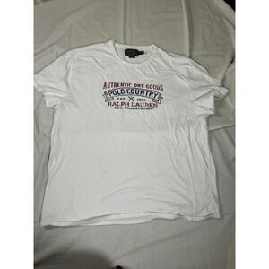 Ralph Lauren T-Shirt XXL authentic dry goods polo country y2k classic